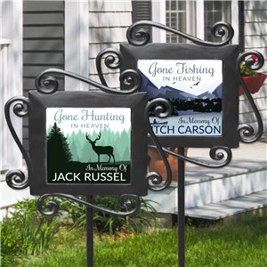 Outdoorsman Memorial | Garden Decor Memorial