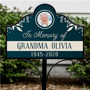 Personalized Grave Marker | Personalized Memorial Garden Stake