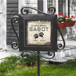 Pet Memorial Garden Stake