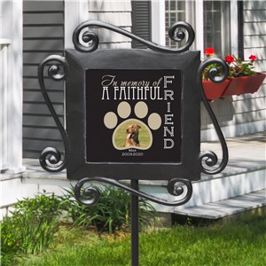 Personalized Faithful Friend Memorial Garden Stake 63170384