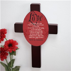 Love is Patient... Keepsake Wall Cross | Romantic Home