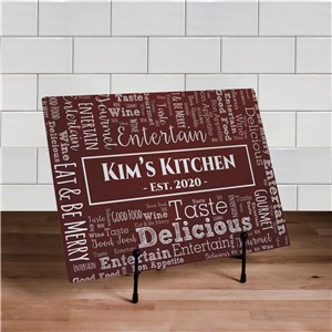 Word-Art Glass Cutting Board | Personalized Cutting Boards