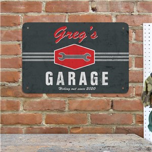 Personalized Garage Wall Sign | Mancave Gifts