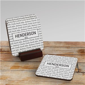 Our Family Personalized Coasters | Customized Bar Gifts