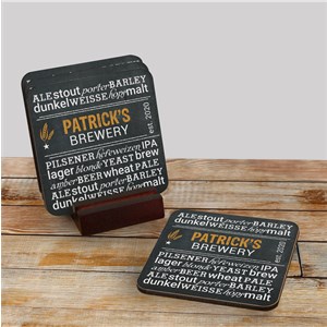 My Brewery Personalized Coasters | Personalized Barware