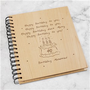 Personalized Birthday Memories Photo Album