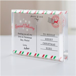 Personalized Clear Christmas Decor | Customized Christmas Keepsakes