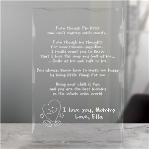 Even Though I am Little Keepsake | Personalized Gifts For Mommy