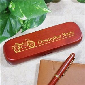 Engraved Motorcycle Pen Set