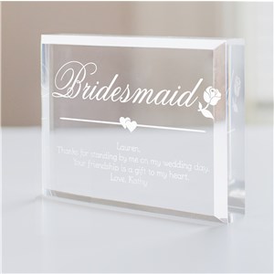 Bridesmaid Personalized Keepsake | Personalized Bridesmaid Keepsakes