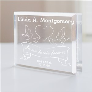 Engraved In Our Hearts Forever Memorial Keepsake | Memorial Gifts