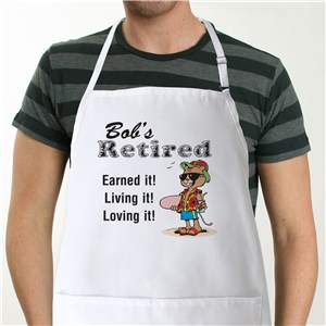 Retired and Loving It Personalized Apron | Personalized Aprons