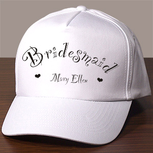 Bridal Party Baseball Hat