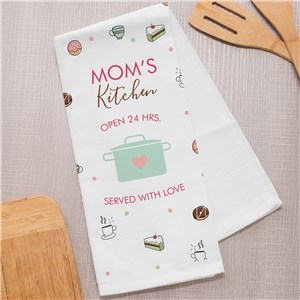 Personalized Dish Towel | Mom's Kitchen Gifts