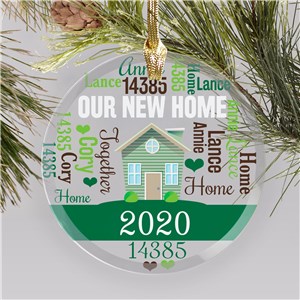 ersonalized New Home Ornaments | Our New House Ornament