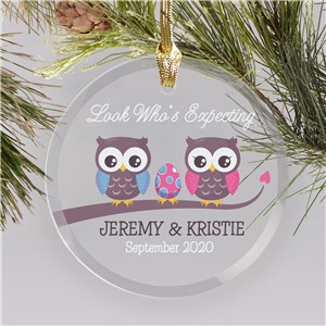  | Personalized Owl Ornament