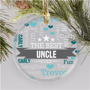 Personalized Uncle Ornaments | Gifts For the Best Uncle