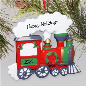 Personalized Train Ornament | Train Ornament