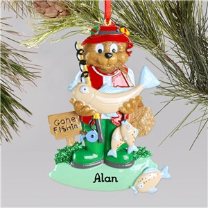 Fisherman Ornament | Personalized Fishing Ornaments