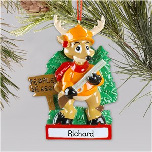 People Season Hunting Personalized Ornament | Personalized Hunting Ornament