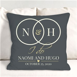 Personalized I Do Throw Pillow | Romantic Home