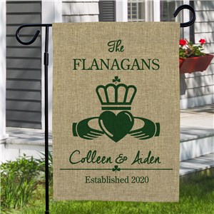 St. Patrick's Day Yard Flag | Personalizd Irish Garden Flags