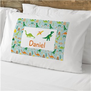 Personalized Dinosaur Pillowcase | Personalized Pillowcase For Kids