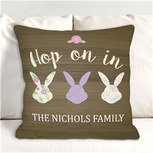 Easter Throw Pillow | Personalized Easter Decorations