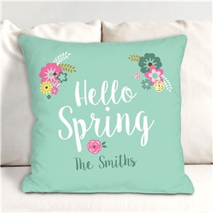 Spring Throw Pillow | Personalized Spring Throw Pillows