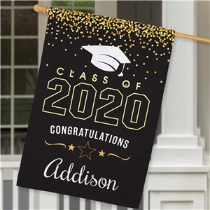 Personalized Graduation House Flag