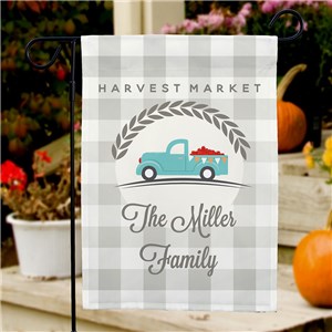 Personalized Garden Flag | Harvest Market | Personalized Garden Flags For Fall