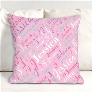 Personalized Throw Pillows | Girls Room Personalized Decor