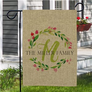 Spring Garden Flags | Personalized Burlap Garden Flags