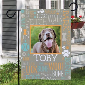 Personalized Garden Flags For Dog Lovers | Dog Photo Garden Flag