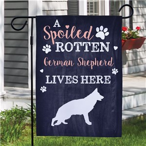 Spoiled Dog Decor | Personalized Garden Flags For Dogs