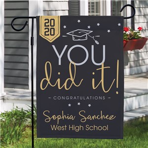 Graduation Garden Flag