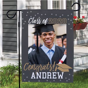 Graduation Photo Garden Flag