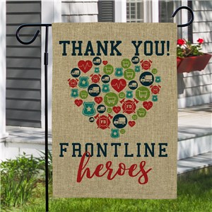 Frontline Heroes Garden Flag