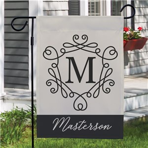 Personalized Monogram Garden Flag