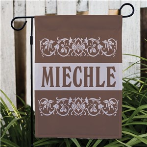 Our Family Welcome Personalized Garden Flag