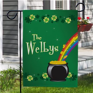 Irish Garden Flags | Personalized Irish Rainbow Flag