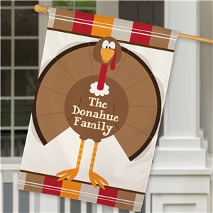 Personalized Turkey Welcome House Flag 83030682L