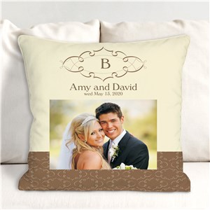 Wedding Day Personalized Throw Pillow 83033243