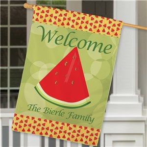 Personalized Watermelon House Flag | Personalized House Flags