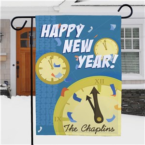 Personalized Happy New Year Garden Flag 83052202