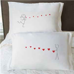 Blowing Kisses Pillowcase Set 83052950