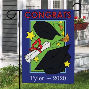 Personalized Graduation Garden Flag | Personalized Graduation Gifts