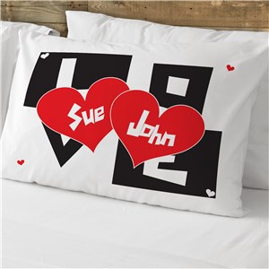 Love Pillowcase | Personalized Valentine Pillow Cases