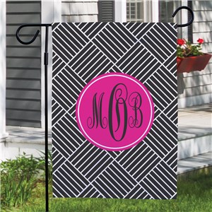 Monogram Madness Garden Flag | Personalized Garden Flags