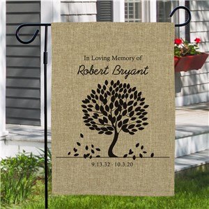 Burlap Garden Flag | Memorial Gifts